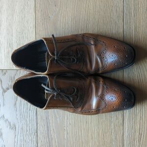To Boot New York | Liddell Burnished Tan Calf Wingtip EUC